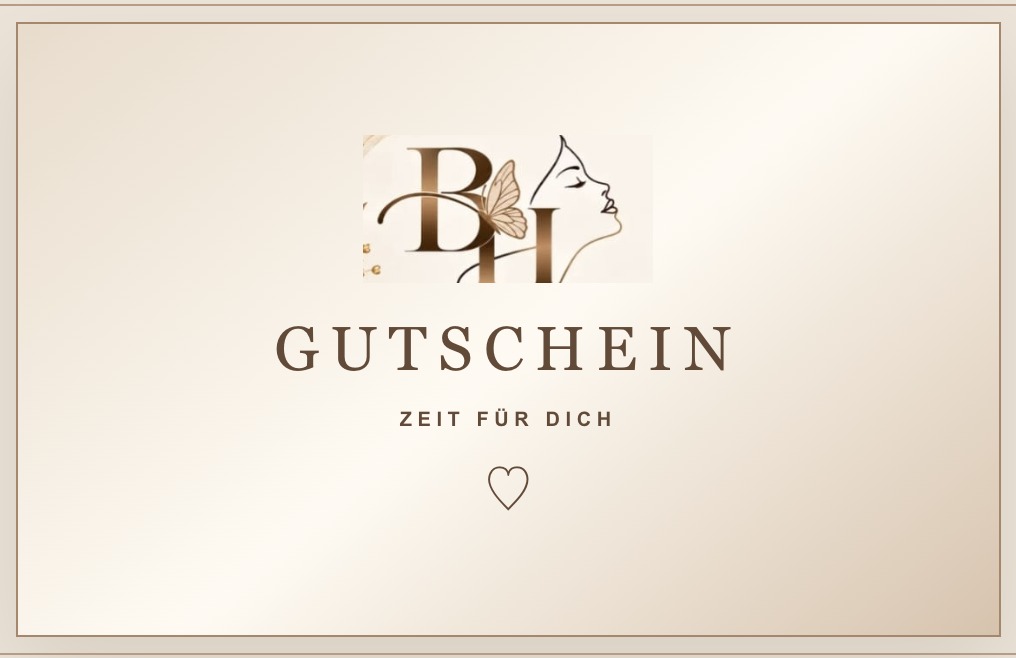 Beispiel eines Beauty Haus Gutscheins – Zeit für dich